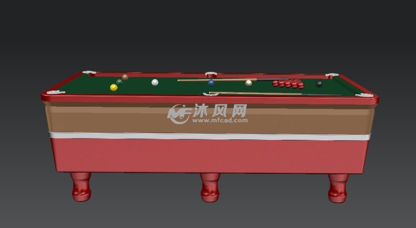 台球桌建模模型