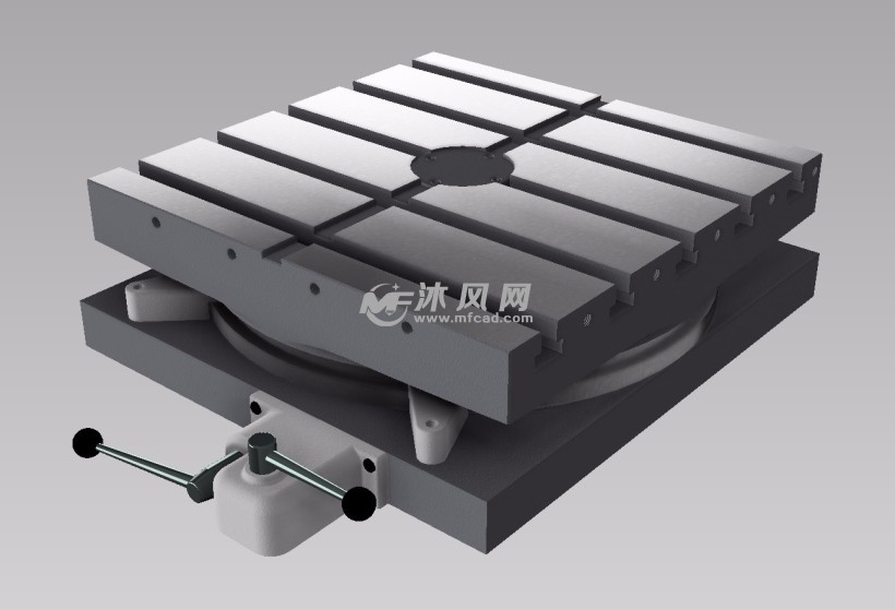 非标机床的旋转工作台模型建模