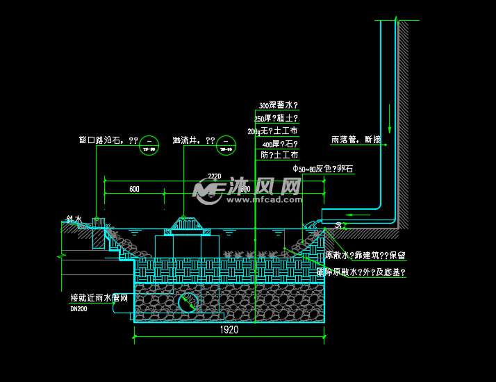 2017最新海绵城市园林设计施工图