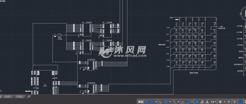 c6150车床控制系统完整电路原理图