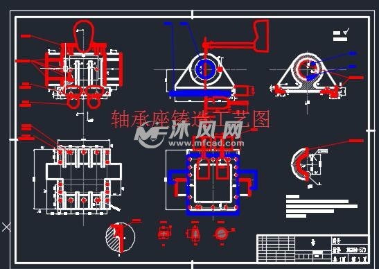 轴承座铸造成型工艺设计