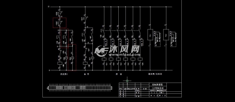 单回路cip系统电气控制图