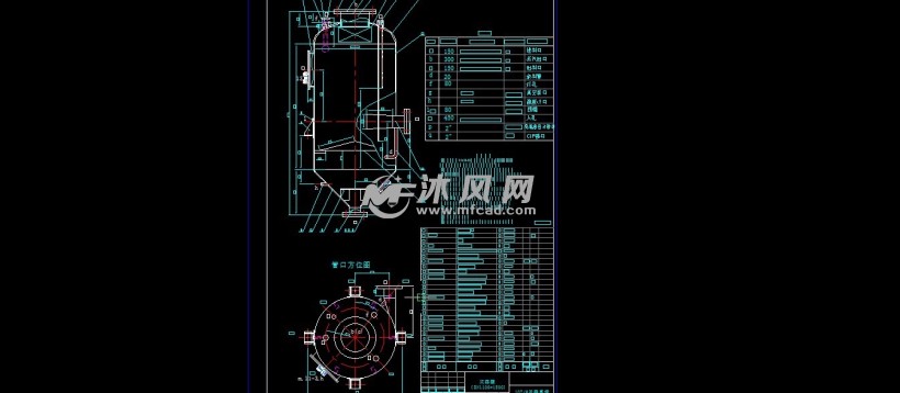 10吨每小时闪蒸罐闪蒸脱气系统技术图纸