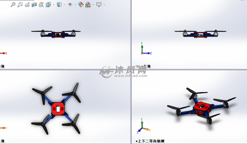 无人机设计图纸模型