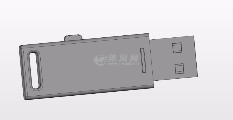 u盘proe模型设计