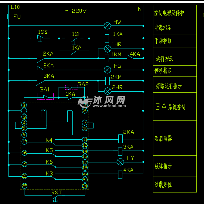 重负载软启动器控制原理图