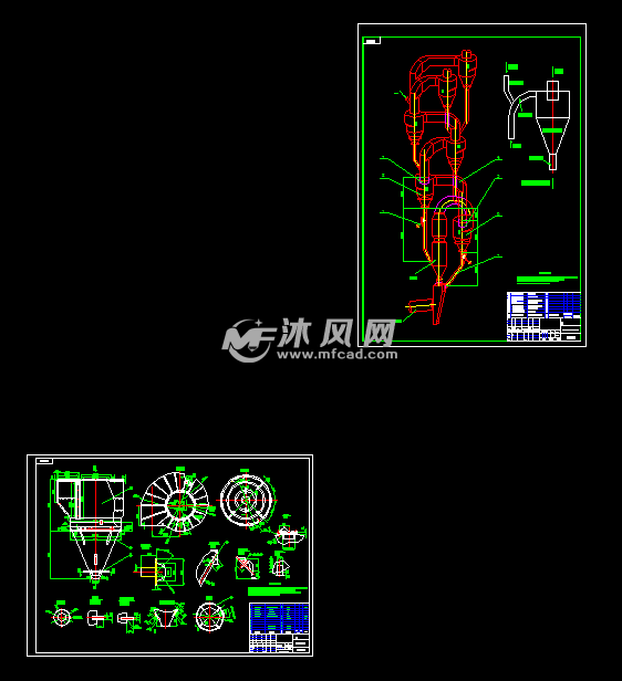 旋风预热器(图纸)