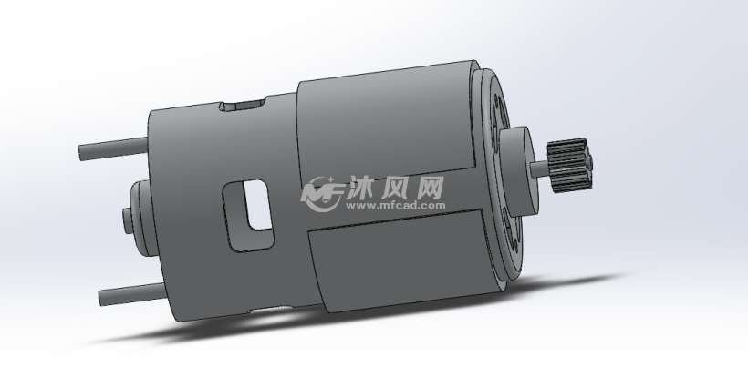 小型电机三维模型图