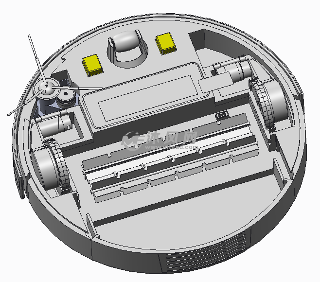 扫地机器人内部结构