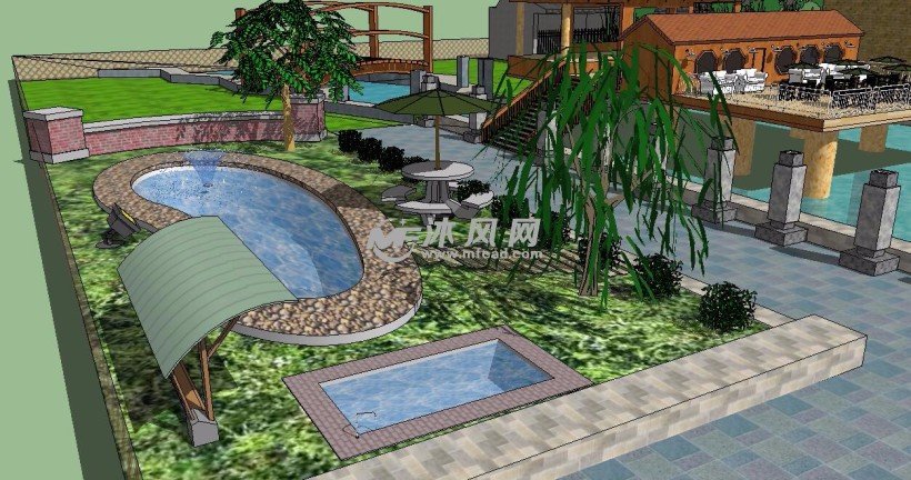 池塘景观植物详图