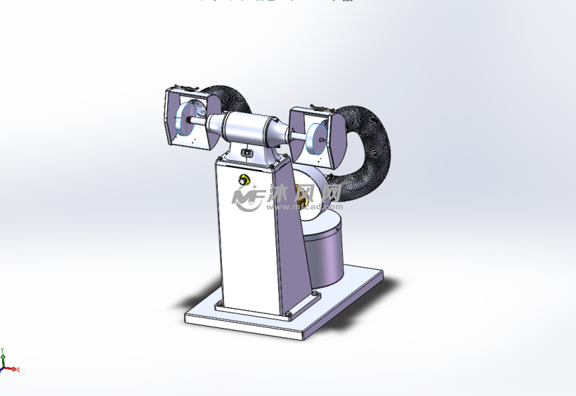 抛光机设计模型图