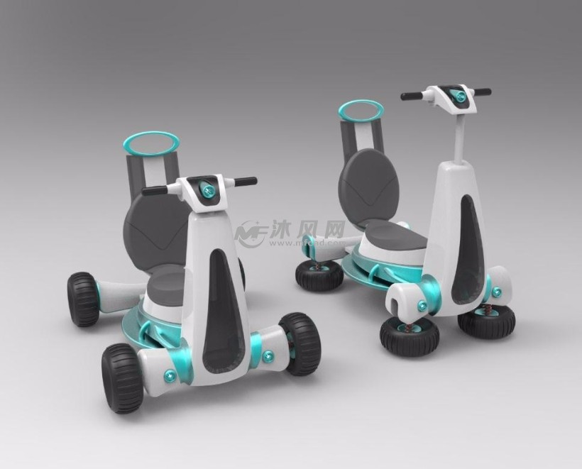 概念儿童车图纸模型