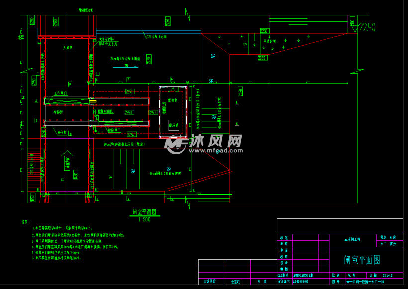 某县水闸施工图