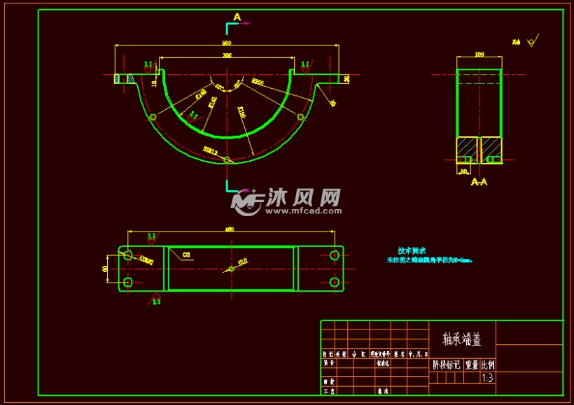 a1-轴承端盖