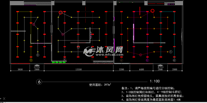 工装 家私专卖店装修方案 - cad宾馆酒店及其他公建,.