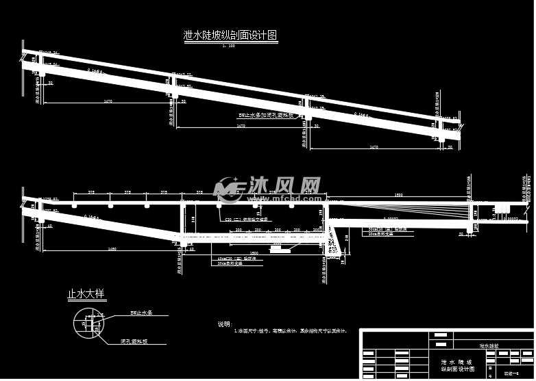 纵剖面设计图