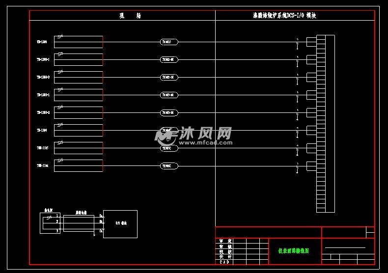 仪表回路接线图