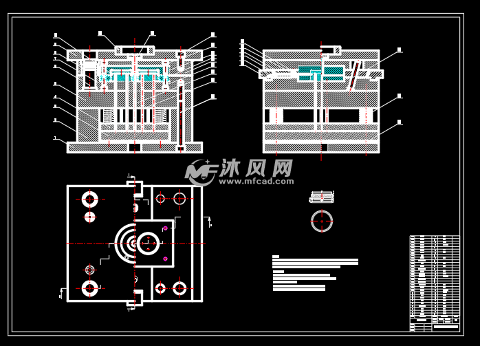 相机镜头盖注塑模具设计