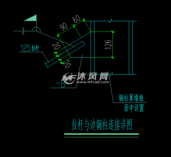 成都某车间钢结构刚架cad图