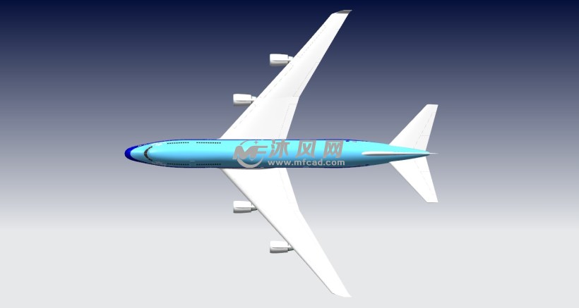 大型1比1波音747精准客机模型 - 航空航天图纸 - 沐风