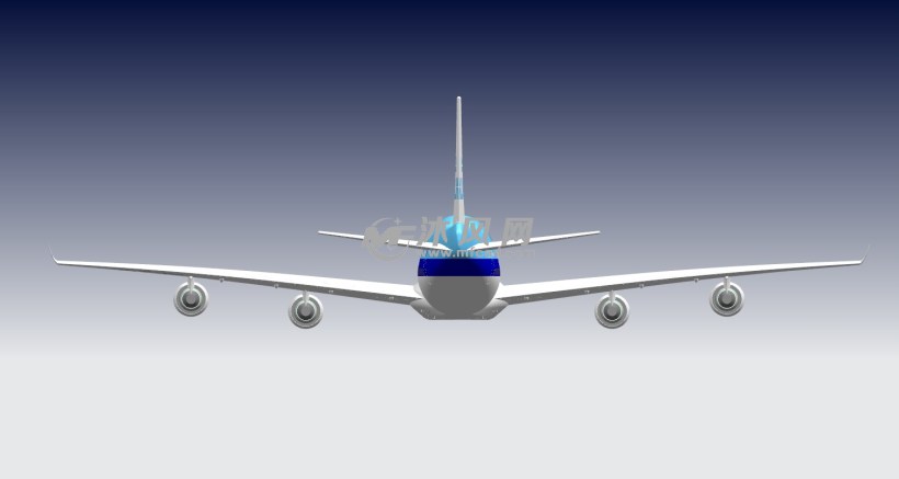 大型1比1波音747精准客机模型 - 航空航天图纸 - 沐风