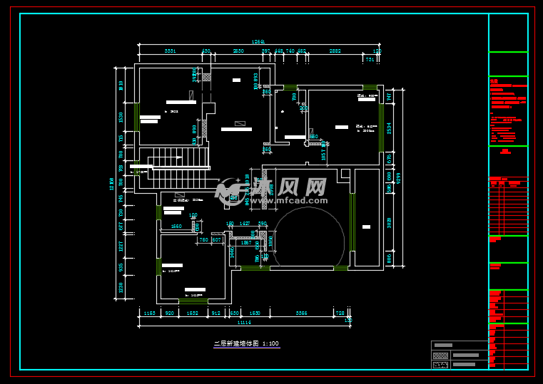 二层新建墙体图