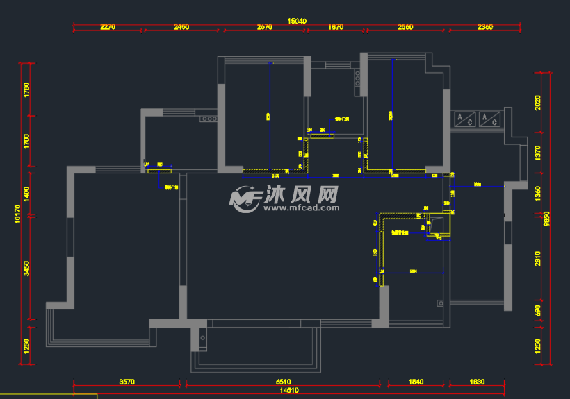 墙体新建图