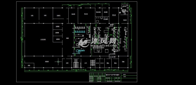 酸奶生产线平面布置图