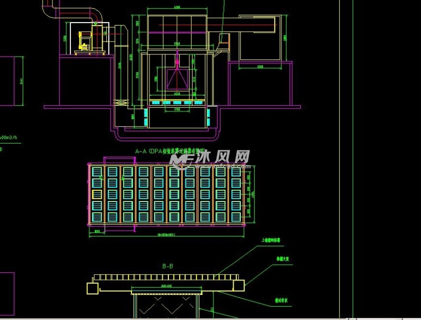 涂装设备之干式喷漆室与水分烘干室方案设计图
