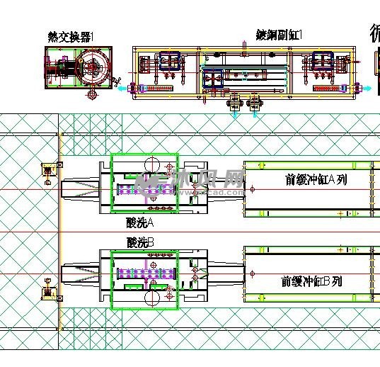 垂直连续电镀铜生产线(dvcp)总体规划布局图