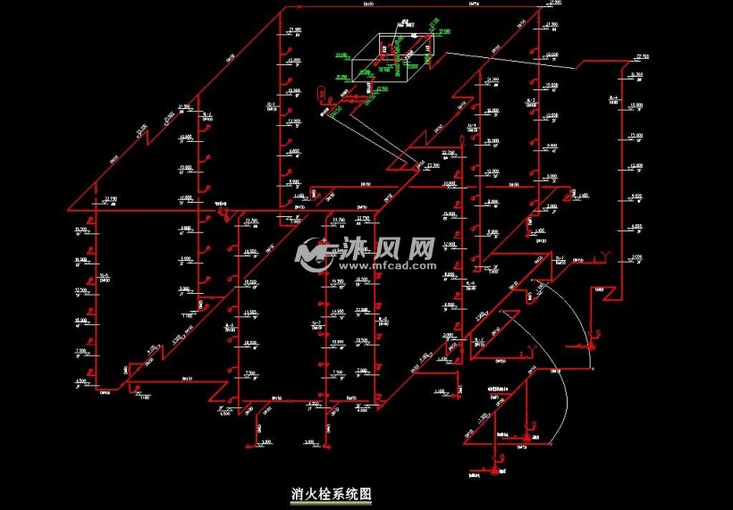 某七层停车库给排水和消防图纸