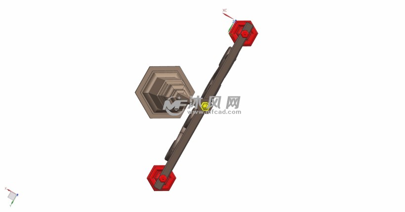 欧式装饰灯柱路灯灯具三维模型