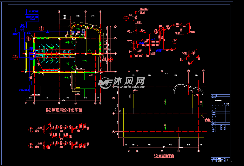 某城防三期水施竣工图