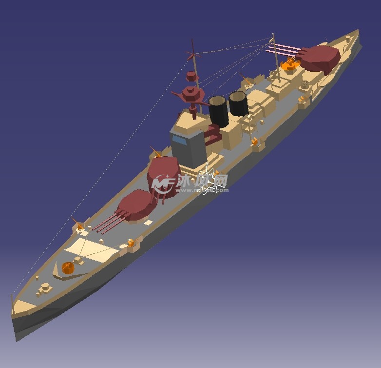 德意志级战列舰 - 海洋船舶图纸 - 沐风网