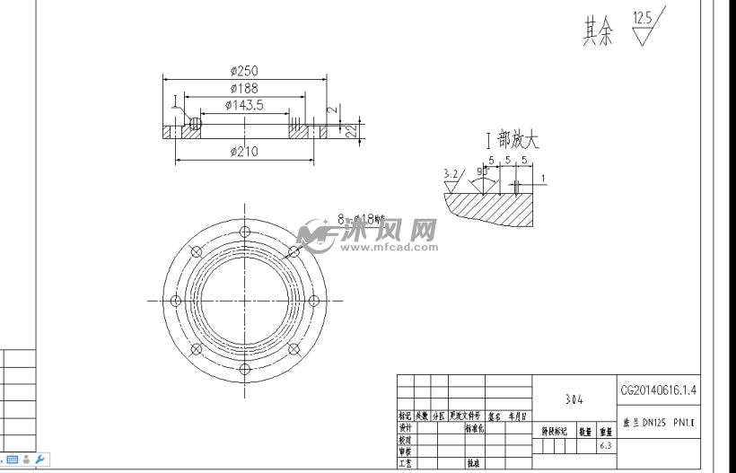 2500×2500储水罐 - 储存压力容器图纸 - 沐风网