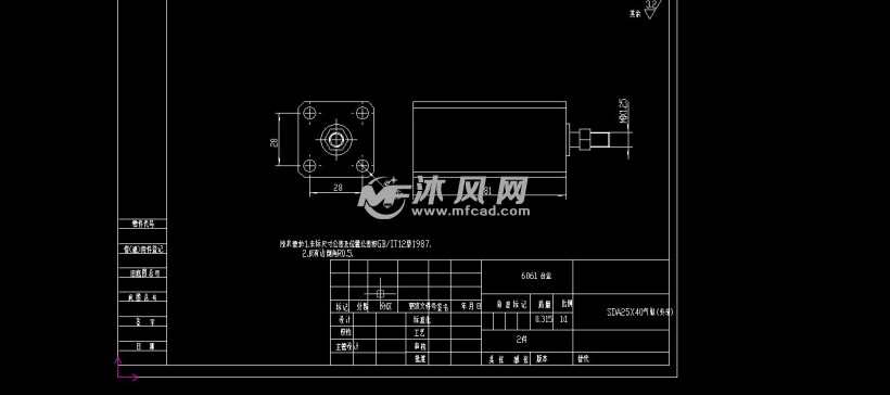 tsda25x40气缸