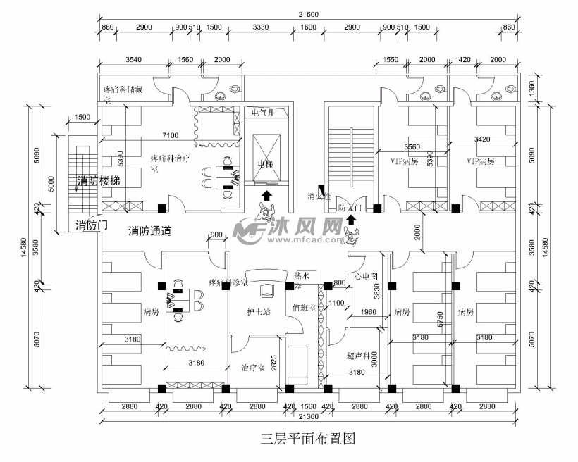 小医院平面布置图