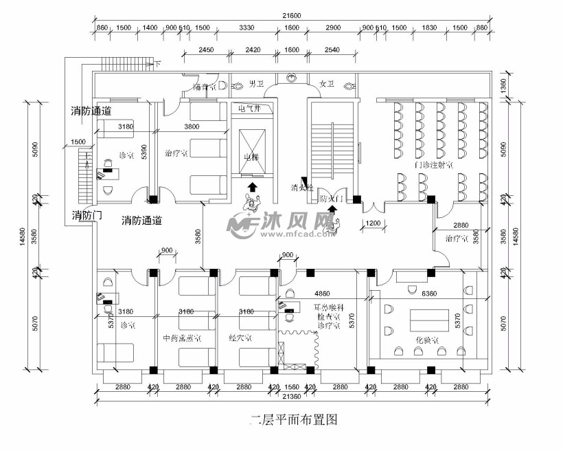 小医院平面布置图