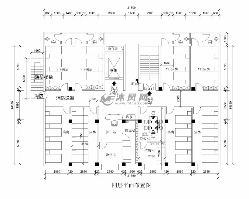 小医院平面布置图