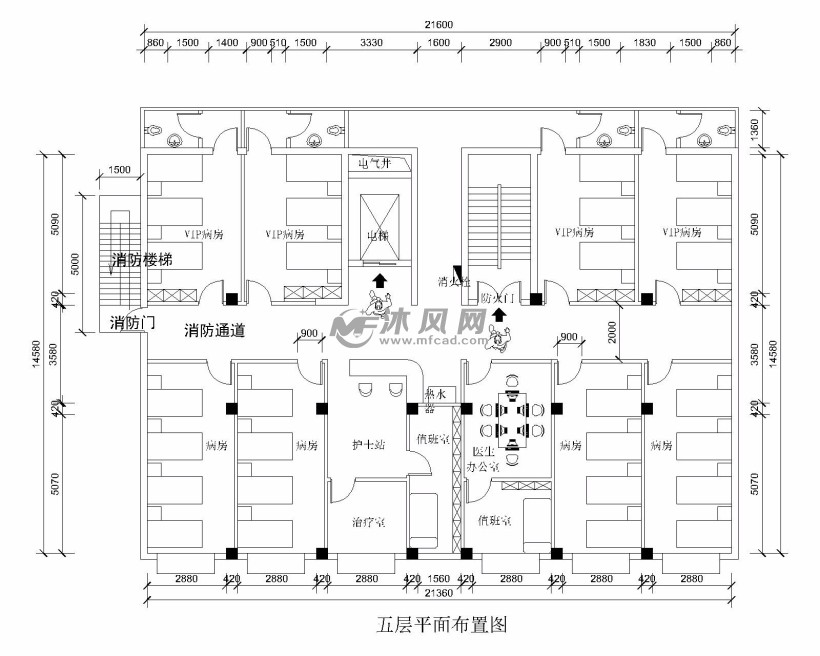 小医院平面布置图