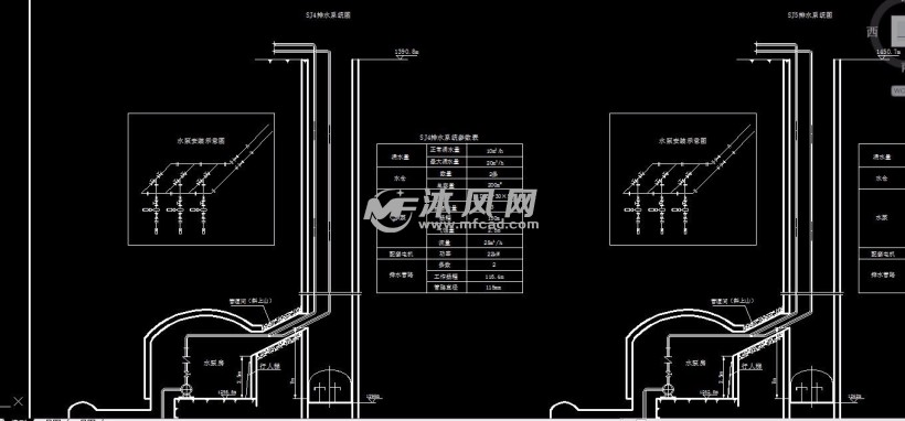 萤石矿排水系统图