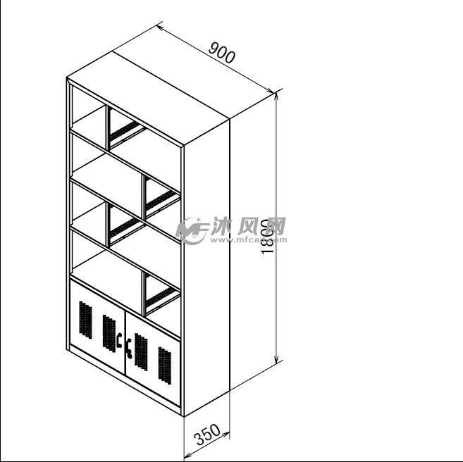 陈列柜,展示柜,展示架 - 结构类钣金图纸和模型下载