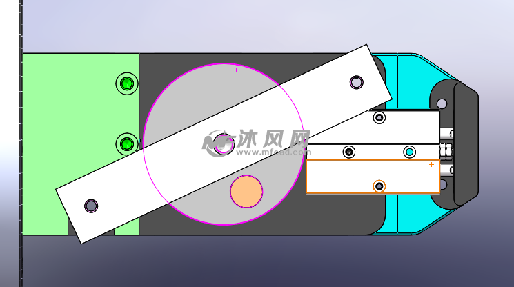 手机壳四轴CNC电磁铁夹具
