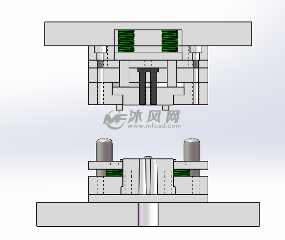 铝片落料冲孔复合模