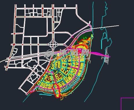 南充规划图 cad城市规划图纸下载,免费城市规划cad施工图 沐风