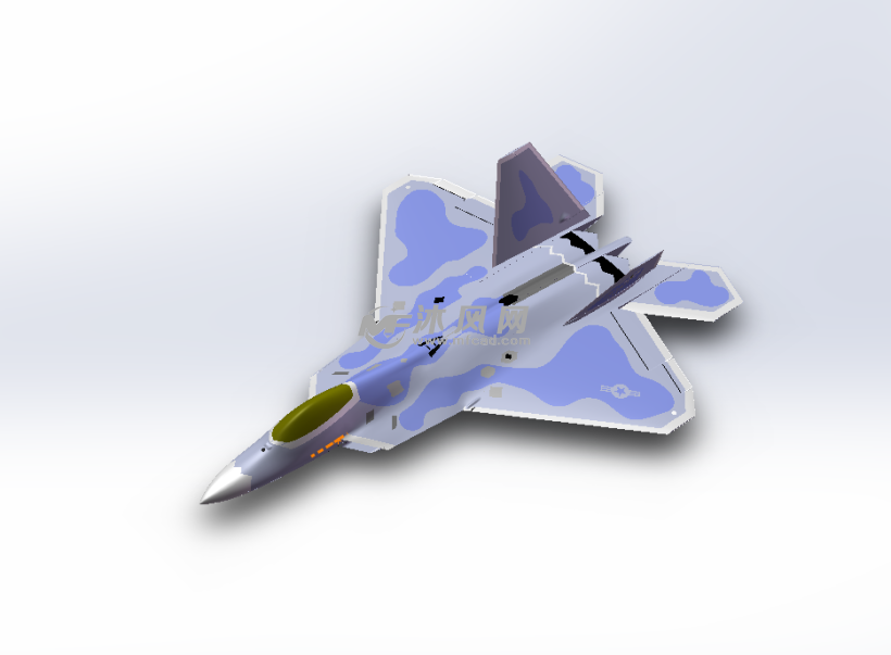 f22战斗机设计图