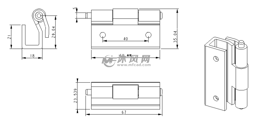 cl262铭华铰链