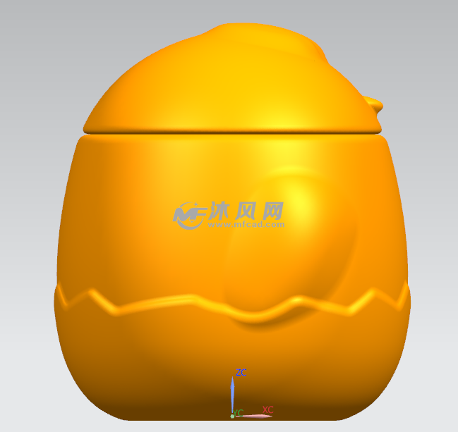 UG创意鸡蛋壳小鸡陶瓷杯