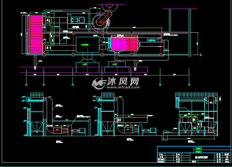 锅炉安装除尘脱硫及在线监控设备工程施工图