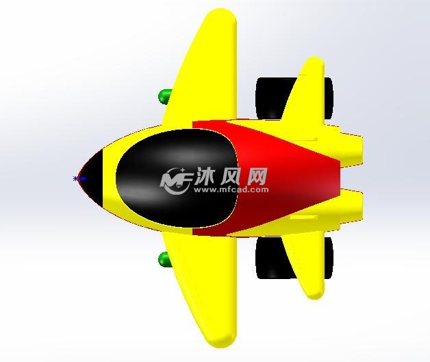 玩具小飞机图纸设计